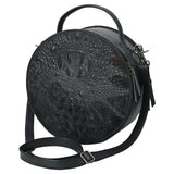 American Darling Canteen Crocodile Embossed Genuine Leather Women Bag Western Handbag Purse