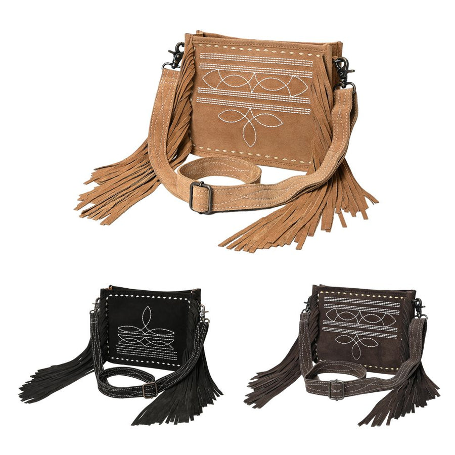 American Darling Cross Body Full Grain Genuine Leather Women Bag Western Handbag Purse | Crossbody for Cute