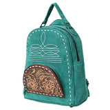 American Darling Backpack Hand Tooled Genuine Leather Women Bag Western Handbag Purse