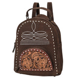 American Darling Backpack Hand Tooled Genuine Leather Women Bag Western Handbag Purse