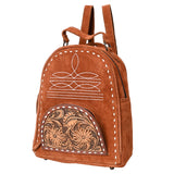 American Darling Backpack Hand Tooled Genuine Leather Women Bag Western Handbag Purse