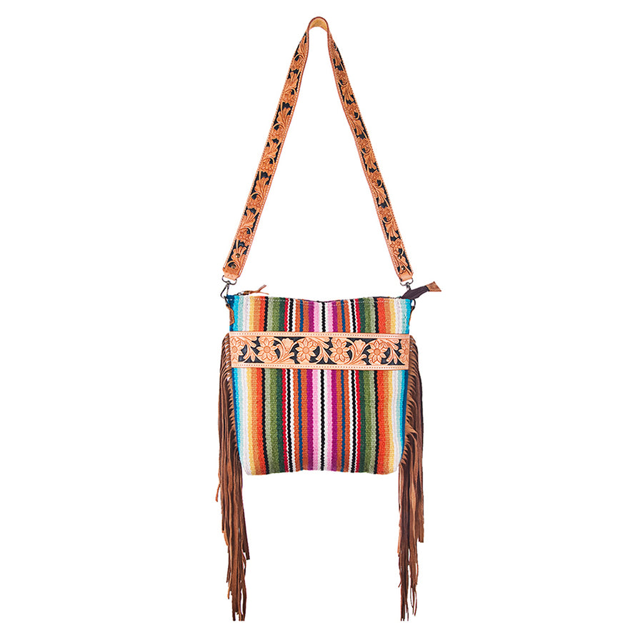 American Darling Large Crossbody Saddle Blanket Genuine Leather Western Women Bag Handbag Purse | Travel Bags College Casual
