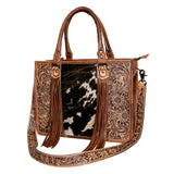 American Darling Briefcase Hand Tooled Saddle Blanket Genuine Leather women bag western handbag purse