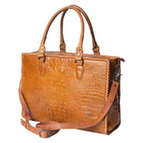 American Darling Briefcase Hand Tooled Genuine Leather Women Bag Western Handbag Purse