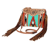 American Darling Cross Body Saddle Blanket Genuine Leather Women Bag Western Handbag Purse