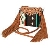 American Darling Cross Body Saddle Blanket Genuine Leather Women Bag Western Handbag Purse