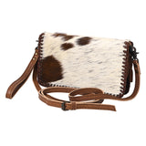 American Darling ORGANISER Upcycled Wool Genuine Leather women bag western handbag purse