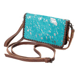 American Darling ORGANISER Upcycled Wool Genuine Leather women bag western handbag purse