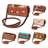 American Darling ADBG486A Wallet Hand Tooled Genuine Leather Women Bag Western Handbag Purse