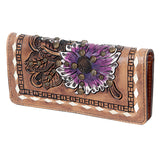 American Darling Clutch Hand Tooled Genuine Leather Women Bag Western Handbag Purse