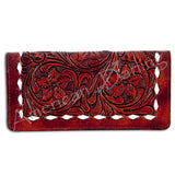 American Darling Clutch Hand Tooled Genuine Leather Women Bag Western Handbag Purse