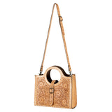 American Darling ADBG500 Tote Hand Tooled Genuine Leather Women Bag Western Handbag Purse