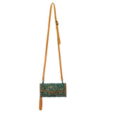 American Darling ADBG514BR Small Crossbody Hand Tooled Genuine Leather Women Bag Western Handbag Purse