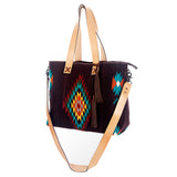 American Darling Tote Saddle Blanket Genuine Leather Women Bag Western Handbag Purse