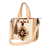 American Darling Tote Saddle Blanket Genuine Leather Women Bag Western Handbag Purse