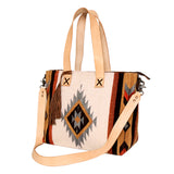 American Darling Tote Saddle Blanket Genuine Leather Women Bag Western Handbag Purse