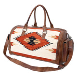 American Darling Duffel Saddle Blanket Genuine Leather Women Bag Western Handbag Purse