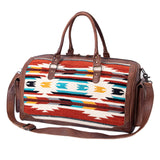 American Darling Duffel Saddle Blanket Genuine Leather Women Bag Western Handbag Purse