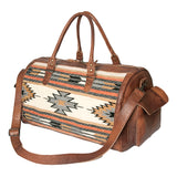 American Darling Duffel Saddle Blanket Genuine Leather Women Bag Western Handbag Purse