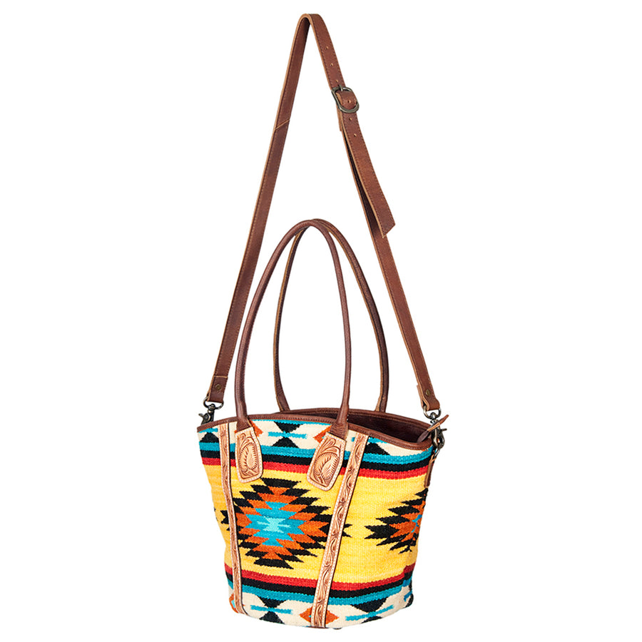 American Darling Hobo Bag Hand Tooled Floral Carved Cowhide Genuine Leather Western Bag with YKK Zipper