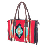 American Darling Saddle Blanket Genuine Leather Women Bag Western Handbag Purse