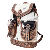 American Darling Hand Tooled Saddle Blanket Genuine Leather Women Bag Western Handbag Purse