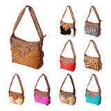 American Darling Hand Tooled Genuine Leather Women Bag Western Handbag Purse