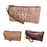 American Darling Crocodile Embossed Genuine Leather Women Bag Western Handbag Purse