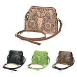 American Darling Hand Tooled Genuine Leather Women Bag Western Handbag Purse