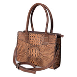 American Darling Crocodile Embossed Genuine Leather Women Bag Western Handbag Purse