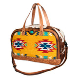 American Darling Saddle Blanket Hair On Genuine Leather Women Bag Western Handbag Purse