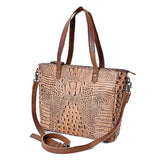 American Darling Crocodile Embossed Genuine Leather Women Bag Western Handbag Purse