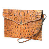 American Darling Crocodile Embossed Genuine Leather Women Bag Western Handbag Purse