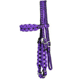 Horse Bridle Headstall  Flat Braided Paracord Hilason