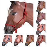 Horse Halter Braided Poly Rope Western Tack By Hilason