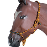 Hilason Western Horse Braided Poly Rope Crystal Accents Tack Halter