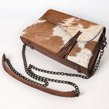 American Darling Crossbody Hair On Genuine Leather Women Bag Western Handbag Purse | for Cute