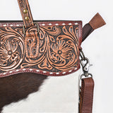 American Darling Messenger Beautifully Hand Tooled Hair on Genuine
