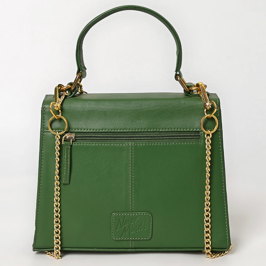 Never Mind Western Cross Body Genuine Leather Handbag Purse Wallet Bag For Women Girls