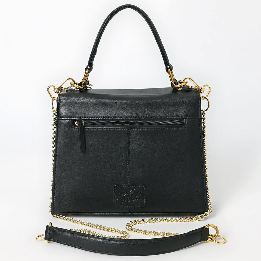 Never Mind Western Cross Body Genuine Leather Handbag Purse Wallet Bag For Women Girls