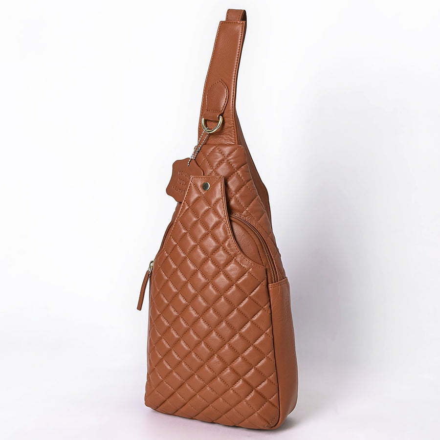 Never Mind Sling Genuine Leather Women Bag Western Handbag Purse - Uhorse