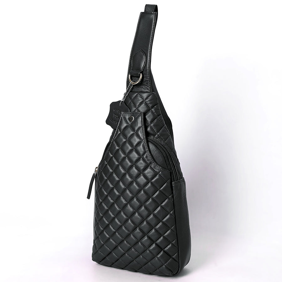 Never Mind Sling Genuine Leather Women Bag Western Handbag Purse - Uhorse