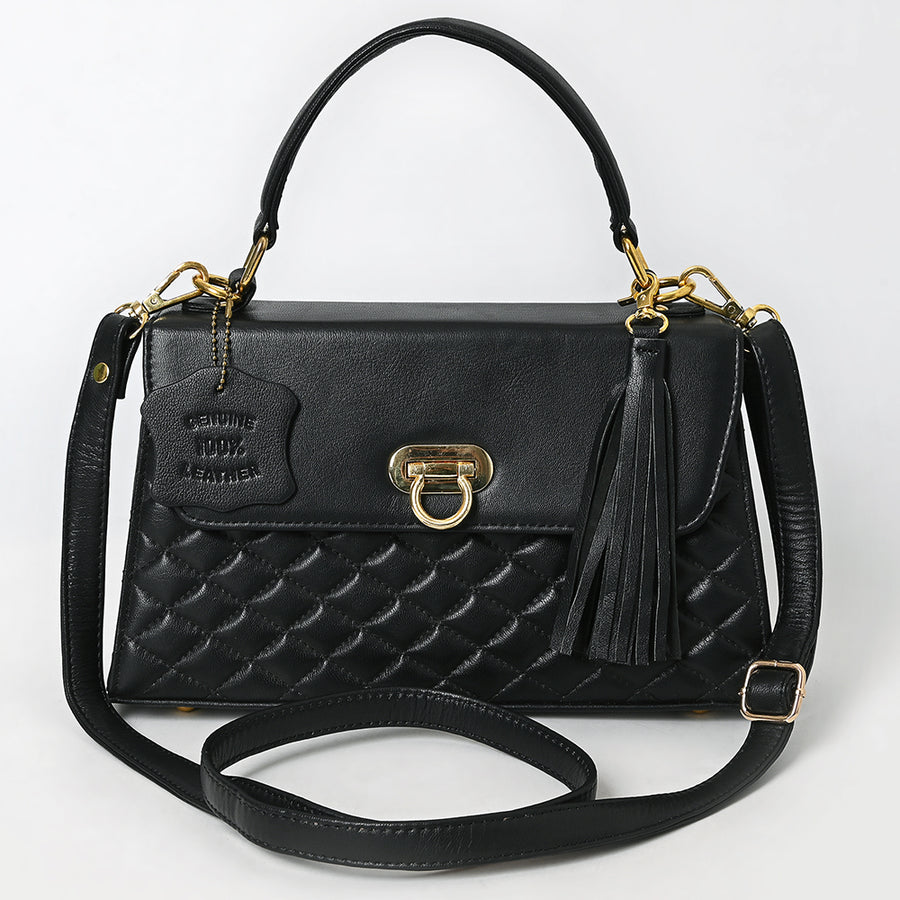 Never Mind Western Cross Body Genuine Leather Handbag Purse Wallet Bag For Women Girls