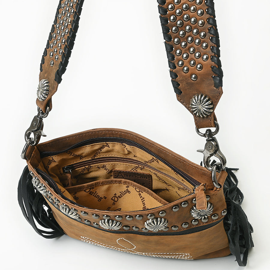 American Darling Shoulder Bag Beautifully Full Grain Genuine Leather women