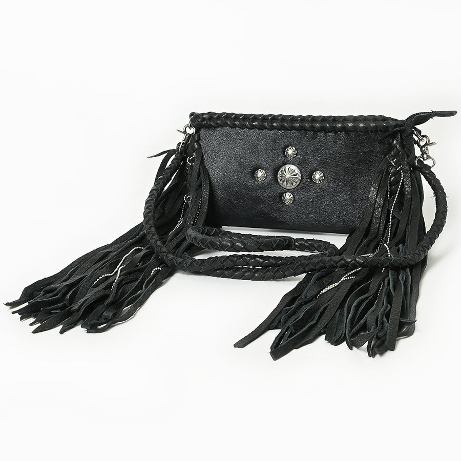 American Darling Cross Body Hair On Genuine Leather Western Women Bag Handbag Purse - Uhorse