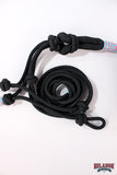 HILASON Western Horse Poly Rope Tied Adjustable Halter 8 Ft Lead Black