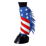 Tough-1 Western Horse US Flag Sport Boot Cover Stars / Stripes Medium / Large