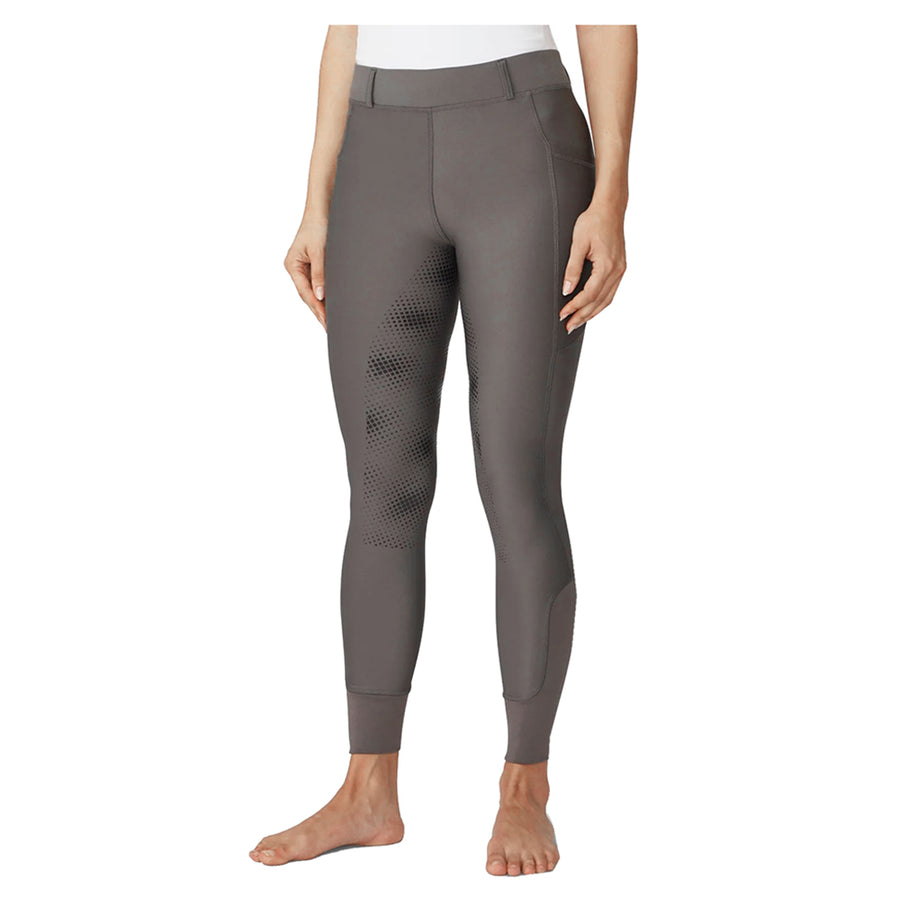 28 In OVATION American stylish Women's Equinox Full Seat Tight - Steel Grey - Uhorse