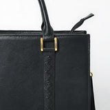 Never Mind  Briefcase Genuine Leather Women Bag Western Handbag Purse