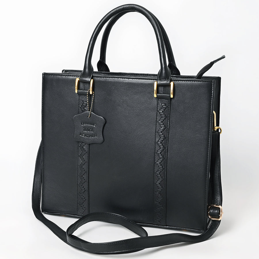 Never Mind Briefcase Genuine Leather Women Bag Western Handbag Purse - Uhorse